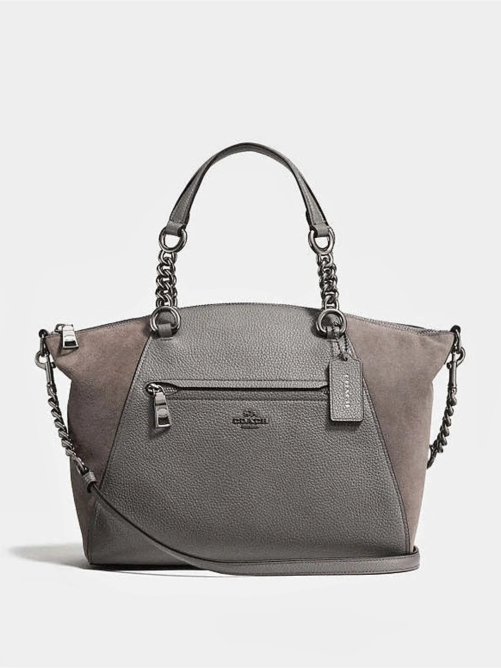 Coach Chain Prairie Satchel (Style#20166)